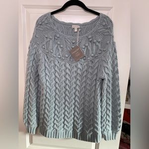 Garnet Hill Cashmere Sweater NWT